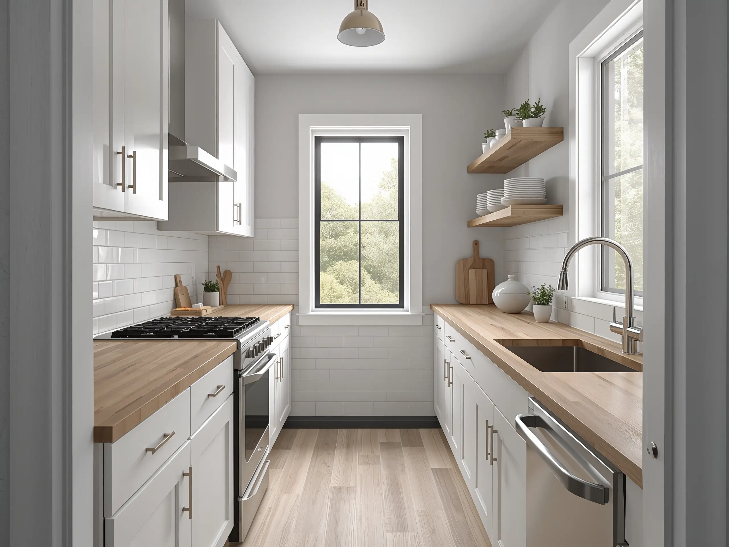 Budget Townhouse Kitchen